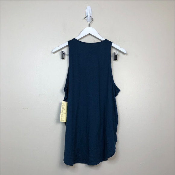 Ideology Womens Fit Kit Sleeveless Essentials Sweat Set Tank Top Navy S, $15 NWT - Picture 4 of 4